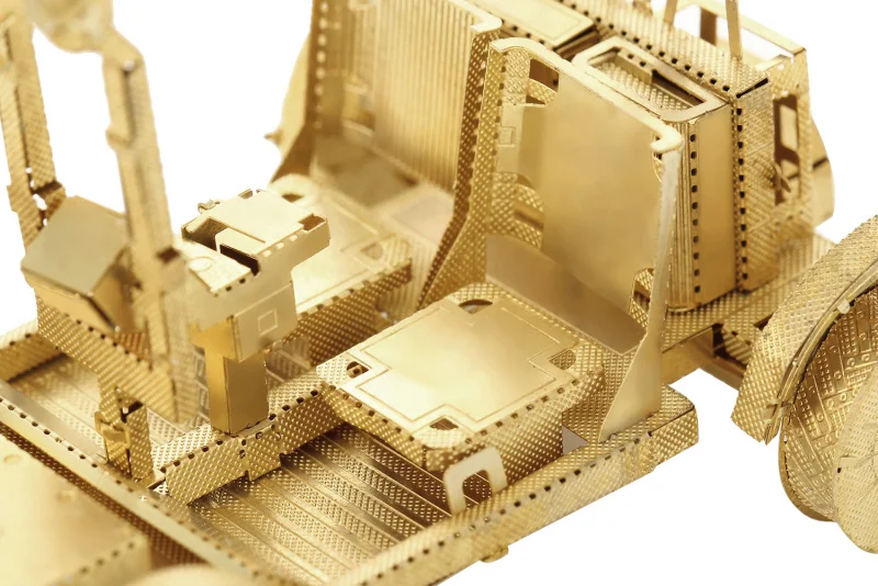 Металлический 3D стерео без клея нано-пазл DIY собранная модель Аполлон лунный Ровер латунная Золотая версия