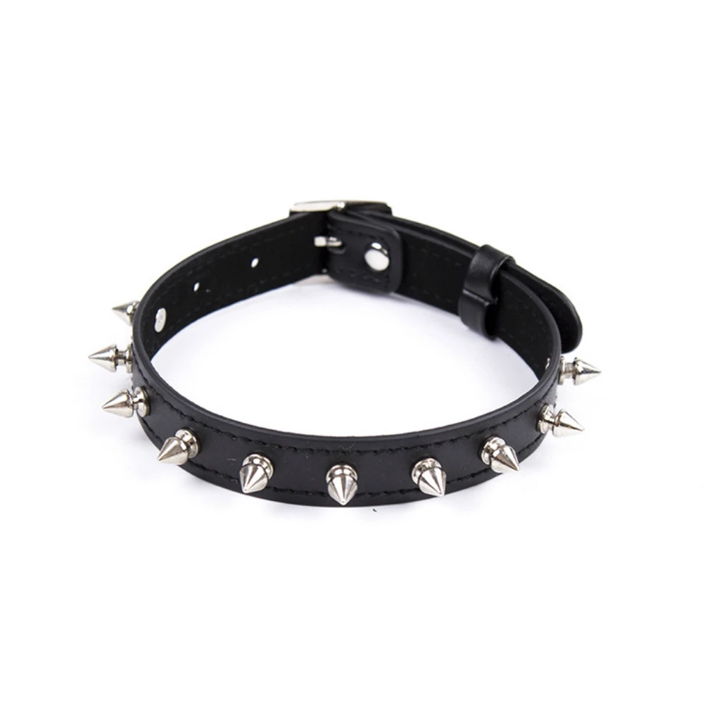 Готическое ожерелье в стиле панк с сердечком, чокер для женщин и девушек, регулируемое ожерелье из искусственной кожи с рабыней, Harajuku, колье, вечерние, для ночного клуба