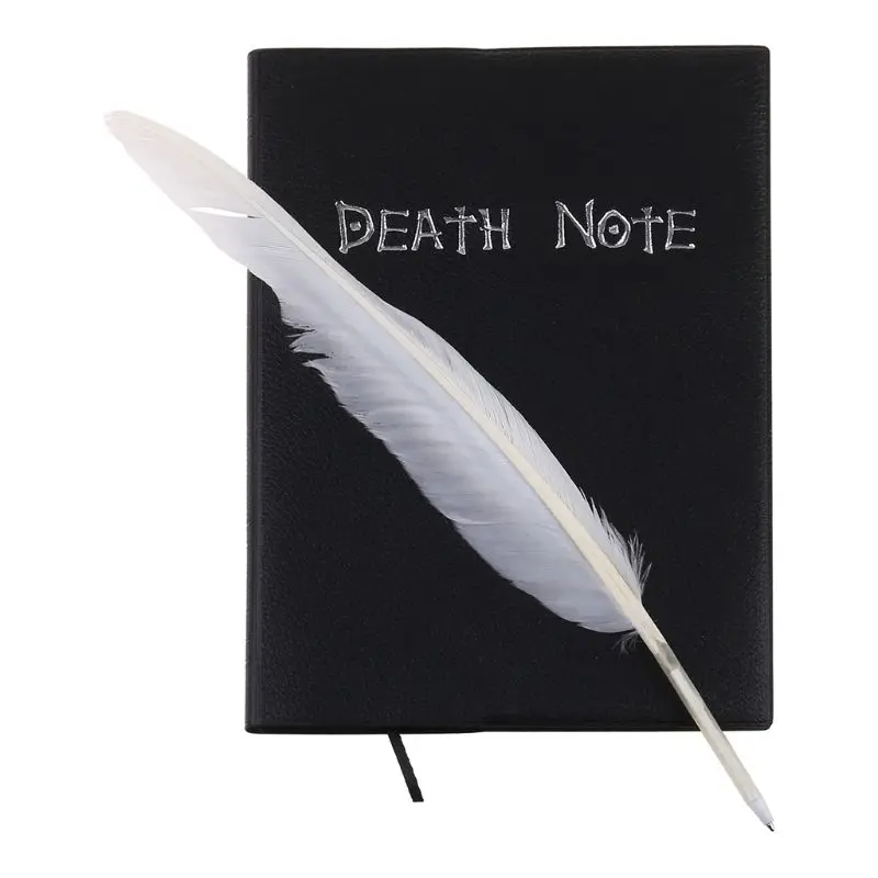 Caderno Death Note Com Caneta Pena