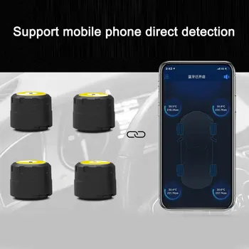 

Bluetooth 4.0 Car External Sensor TPMS Tire Pressure Monitoring System BLE TPMS Low Energy For Android IOS Sensor Caps