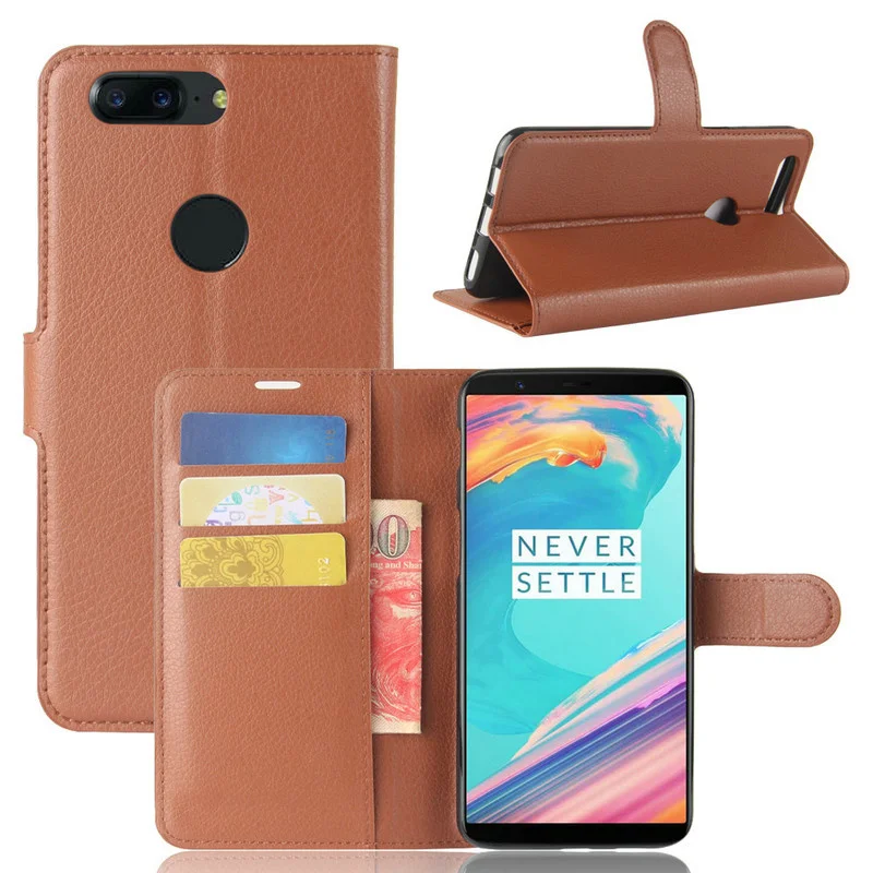 for OnePlus 5 A5000 Wallet Phone Case for OnePlus 5T 5 T A5010 Flip Leather Cover Case with Stand Etui Fundas case