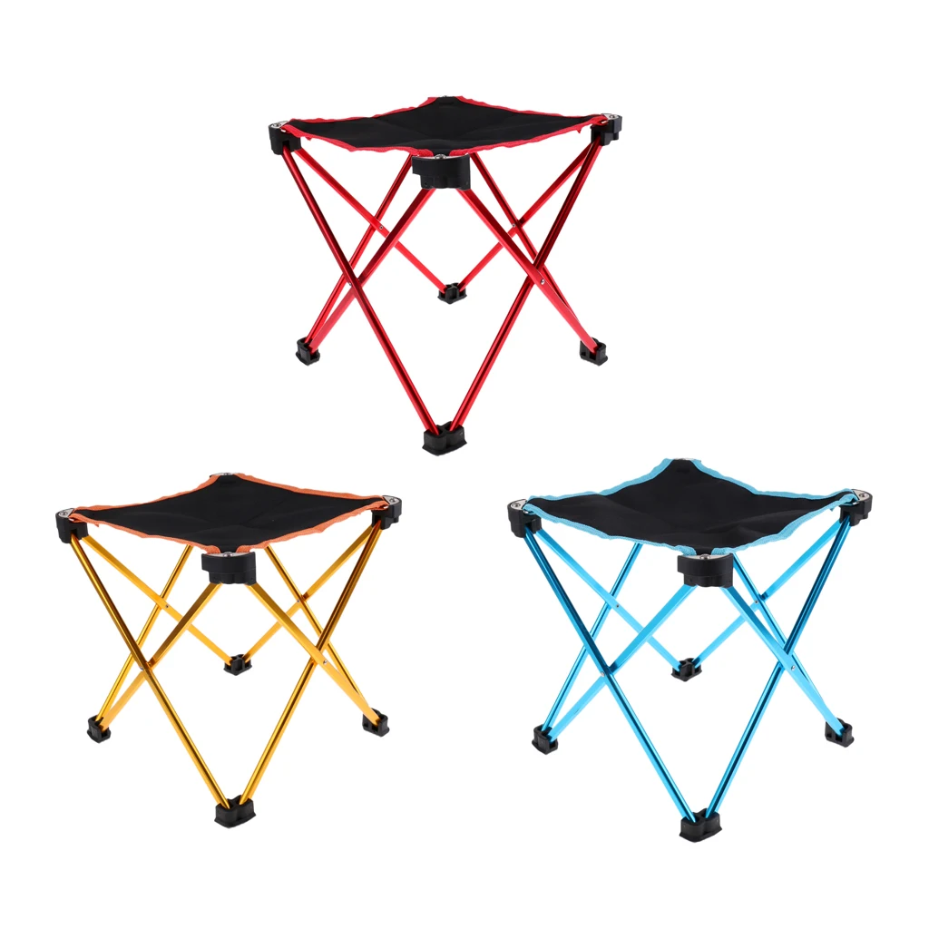 Lightweight Portable Folding Camping Stool Backpacking Chair with Carry Bag for Hiking Beach Fishing Outdoor Travel