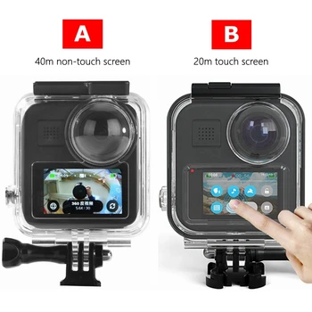 

20m/40m For GoPro Max Waterproof Housings Shell Protective Cover Box For Go Pro 360 Panoramic Camera Dive Case Accessories