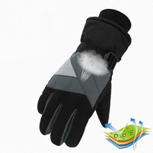 Новые мужские лыжные перчатки Сноуборд мотоциклетные перчатки зимние женские лыжные перчатки, защита от ветра Водонепроницаемые зимние перчатки унисекс QW40