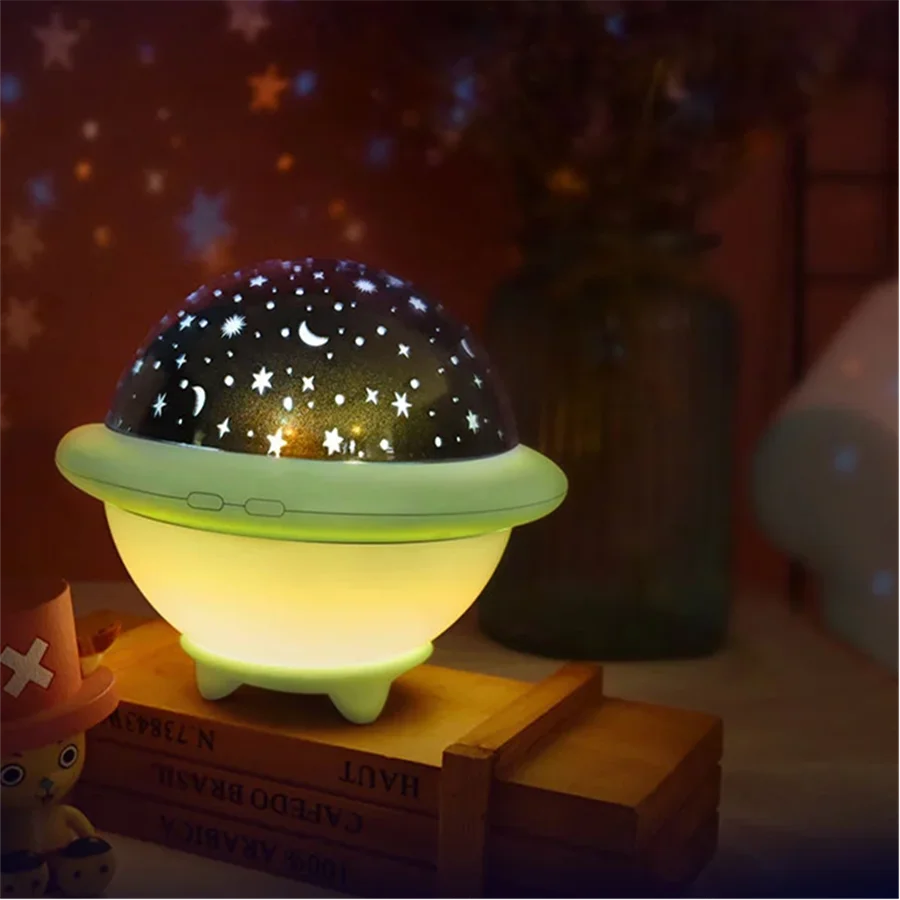 Светодиодный проектор HoneyFly UFO звездное небо Креативный светодиодный светильник