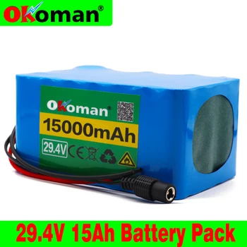 

7S5P 24v 15Ah Battery pack 250w 29.4V 15000mAh Lithium-ion battery Suitable for wheelchair motor power electric with BMS