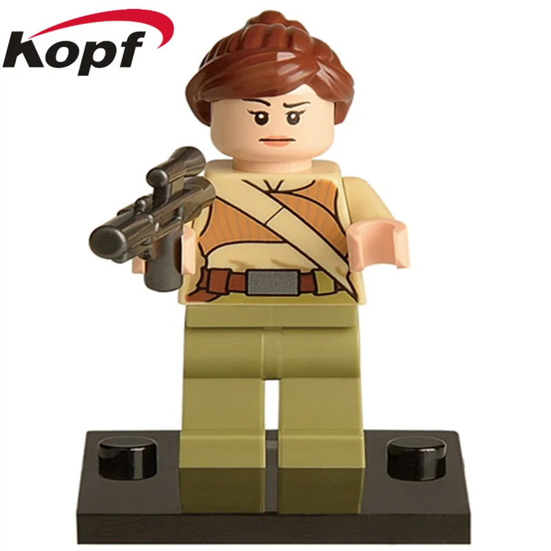 X0103 один Miniture фигурки пространство Пробуждение силы Финн Хан Рей Poe Troopers Кирпичи Строительные блоки для детей подарок игрушки - Цвет: 147 Without Box