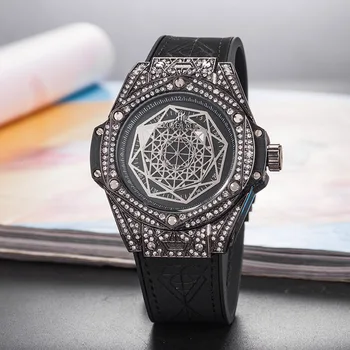 

HUBLOT Luxury Brand quartz Mens Watches Quartz Watch Stainless Steel Strap men's wristwatch classic business dress men's watch