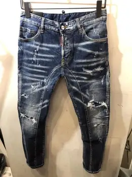 

NEW Men Jeans Ripped for Men Skinny DSQ D2 Jeans Pants Men Jeans Zipper Outwear Man Pants 1 order