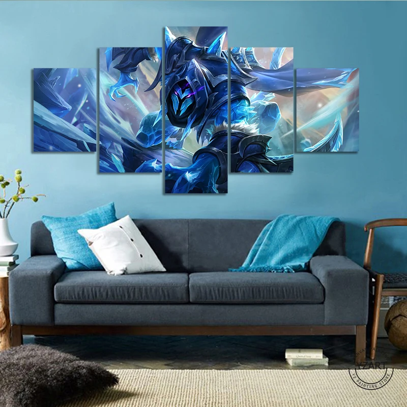 Helcurt Mobile Legends Game Poster Canvas Art HD Wall Painting for Home Decor | Дом и сад