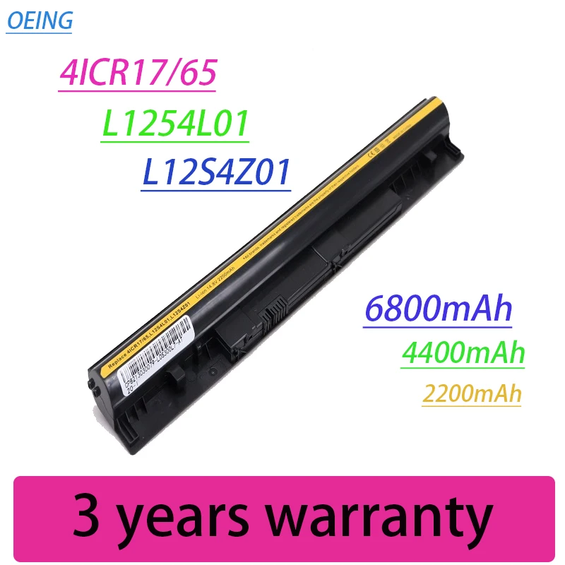 Новый аккумулятор для ноутбука 4ICR17/65 L12S4Z01 l12s4l01для LENOVO I1000 IdeaPad Flex14 S300 S310 S400 S405 M30