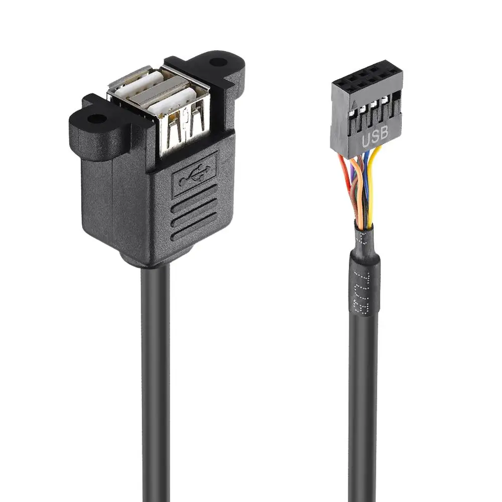 Bochara материнская плата 9Pin заголовок к двойной USB 2 0 Женский Кабель для передачи