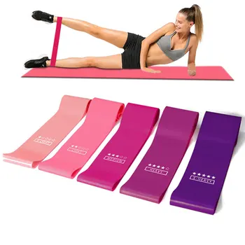 

5PCS Workout Resistance Bands Latex Fitness Bands for Sports Exercise Elastic Gymnastic band Training Gum Fitness Equipment