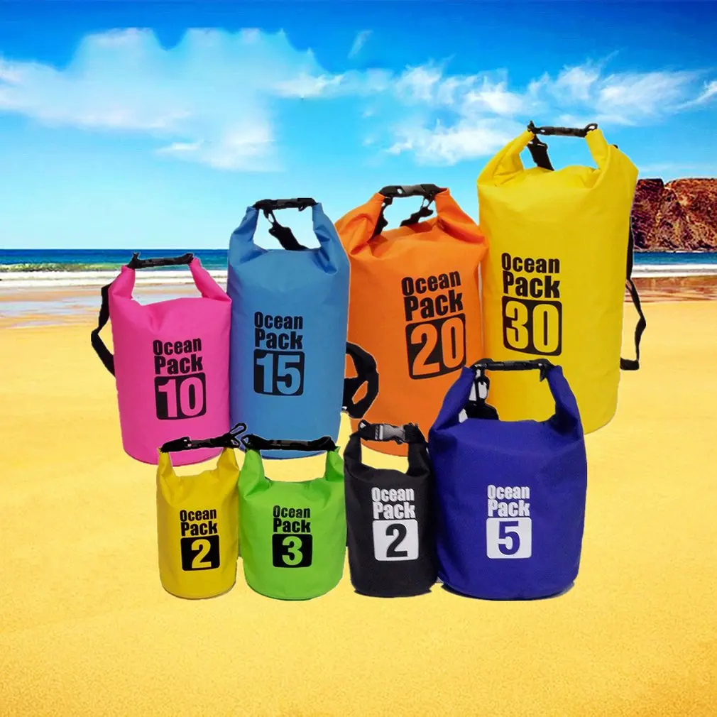 Водонепроницаемый сухой мешок водостойкий мульти-емкости плавательный мешок для хранения пакет мешок рафтинг Каякинг Кемпинг плавающий