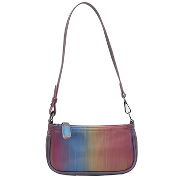 

Famous Designer Colorful Commuting Bag Leather Boston Bag Hobo Women Shoulder Bag Handbags New Style Simple Underarm Armpit Bag