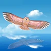 3D 1.1m Flat Eagle Kite Big Fly Bird Kite For Children Flying Bird Kites Windsock Outdoor Toys Garden Cloth Toys For Kids 4