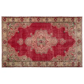 

Handmade Natural Vintage Turkish Area Rug 191x300 Cm-6'3''X9'10''