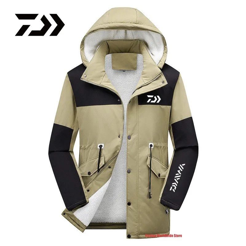 Daiwa Рыболовная одежда осень-зима кашемировые рыболовные куртки из ягненка