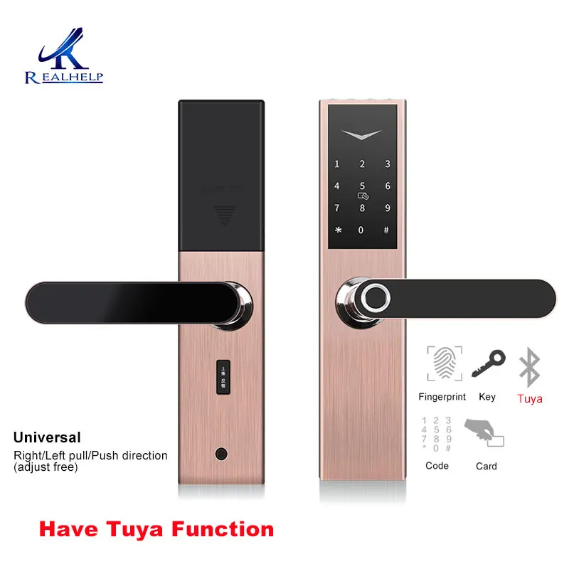 chamberlain remote Apartment Home Intelligent Fingerprint Lock Security WIFI Alexa/Tuya App Smart Lock Controll Wireless Remote Control Door Lock digital door lock Access Control Systems