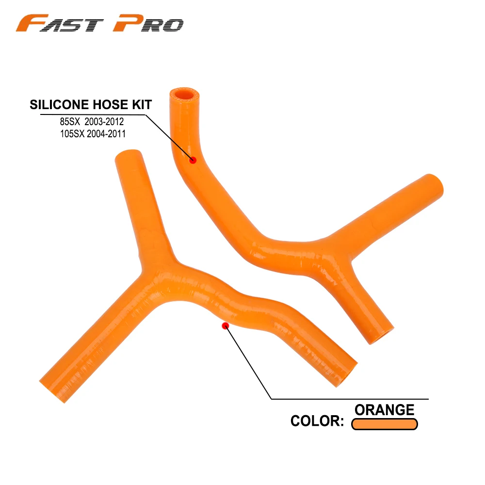 Силиконовый шланг охлаждающей жидкости радиатора для KTM SX85 2003-2012 SX105 2004-2011 MX Enduro