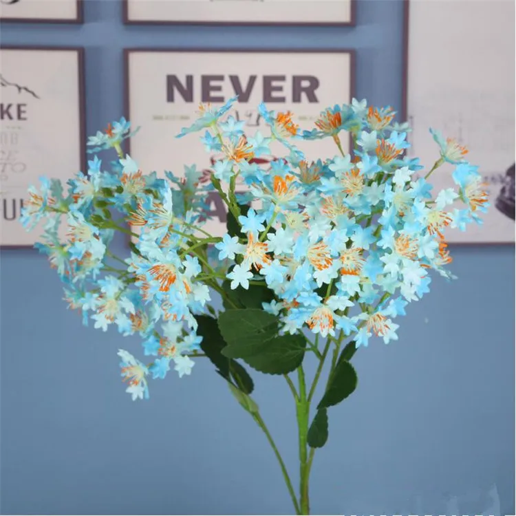 Fake Long Stem Hydrangea(5 stems/piece) 33.86" Length Simulation Guelder-Rose for Wedding Home Decorative Artificial Flowers