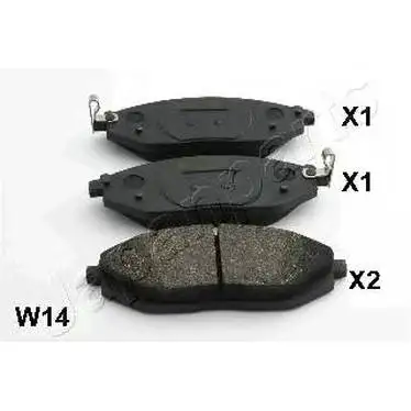 Колодки дисковые передние Chevrolet Spark 1.0/1.2 10 JAPANPARTS