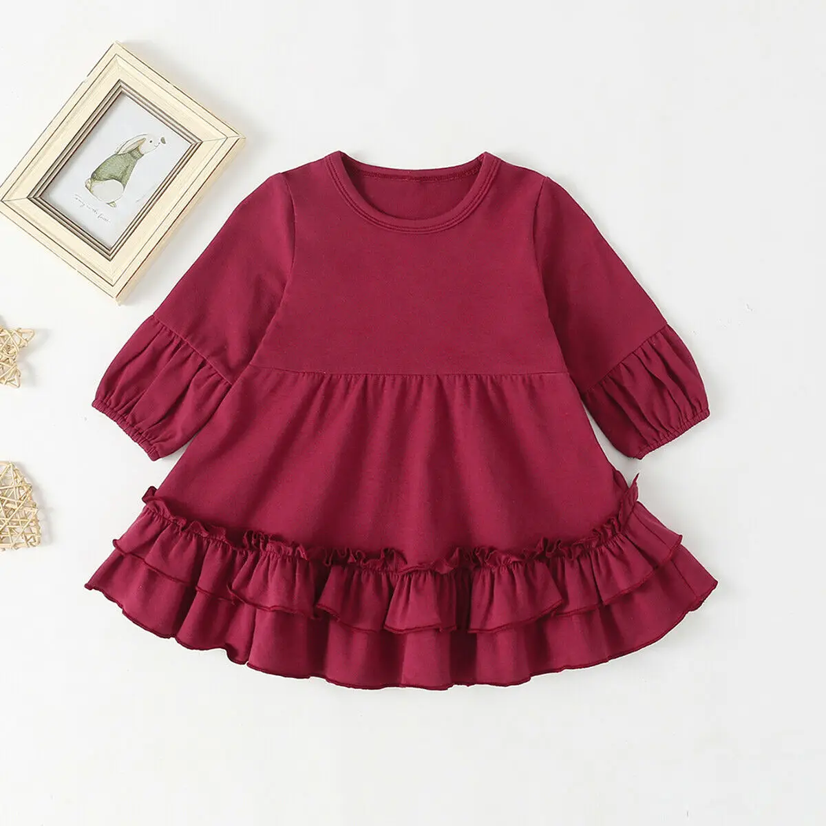 newborn red dress