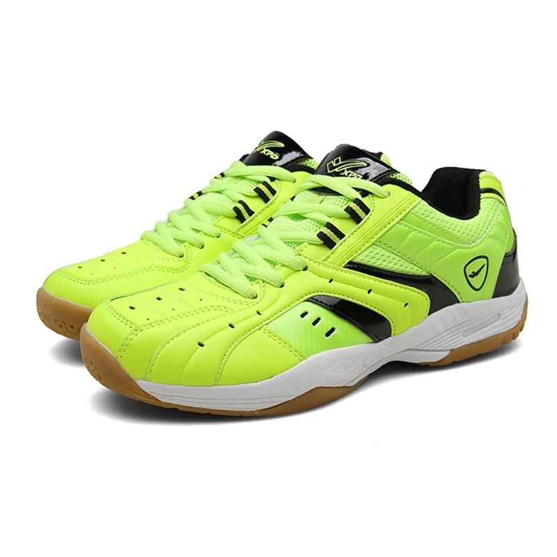 Новинка, Классические Стильные мужские и женские теннисные туфли, уличные мягкие мужские спортивные кроссовки, женские профессиональные спортивные туфли для настольного тенниса - Цвет: Green