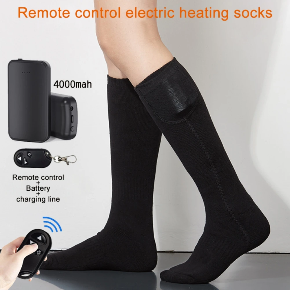 Heated Socks Battery Thermal Electric Sock for Winter Outdoor Sport