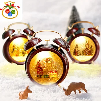 

USB Gadgets Alarm Clock Christmas Ornament Novelty Creative Electronic LED Small Night Home Atmosphere Romantic Birth day