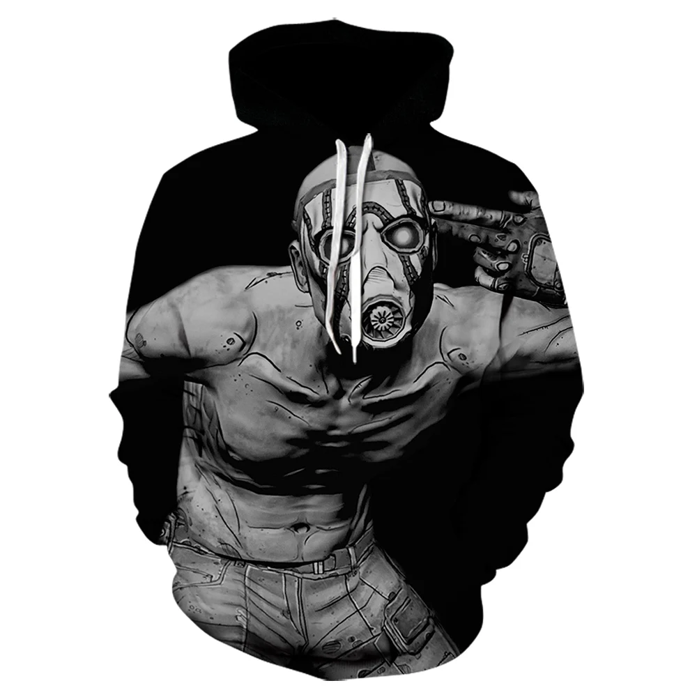 Новинка сезона осень-зима 2019 года мужские толстовки Borderlands в стиле Харадзюку