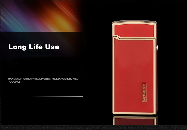 Зажигалка гаджеты для мужчин перезаряжаемая электронная USB Зажигалка сильная ветрозащитная двойная дуговая зажигалка Прикуриватель сигара зажигание