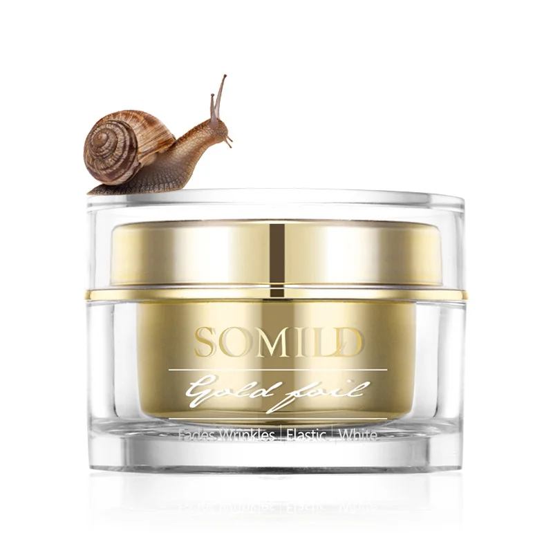 Gold Snail Repair Cream Anti Aging Face Cream Essence Firming Korean Hyaluronic Acid