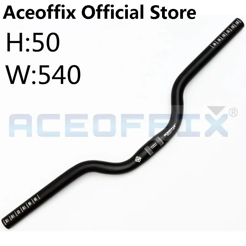 AL7050 175g Aceoffix M руль для Brompton r 25 4 мм W540mm H50 80 100 140 170|Велосипедный руль| |