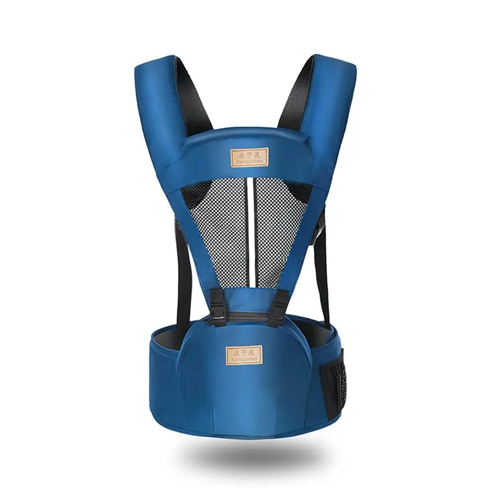 Newborn Infant Baby Carrier Summer Outdoor Solid Breathable Ergonomic Adjustable Wrap Sling Chest Kangaroo Backpack 0-4 Years