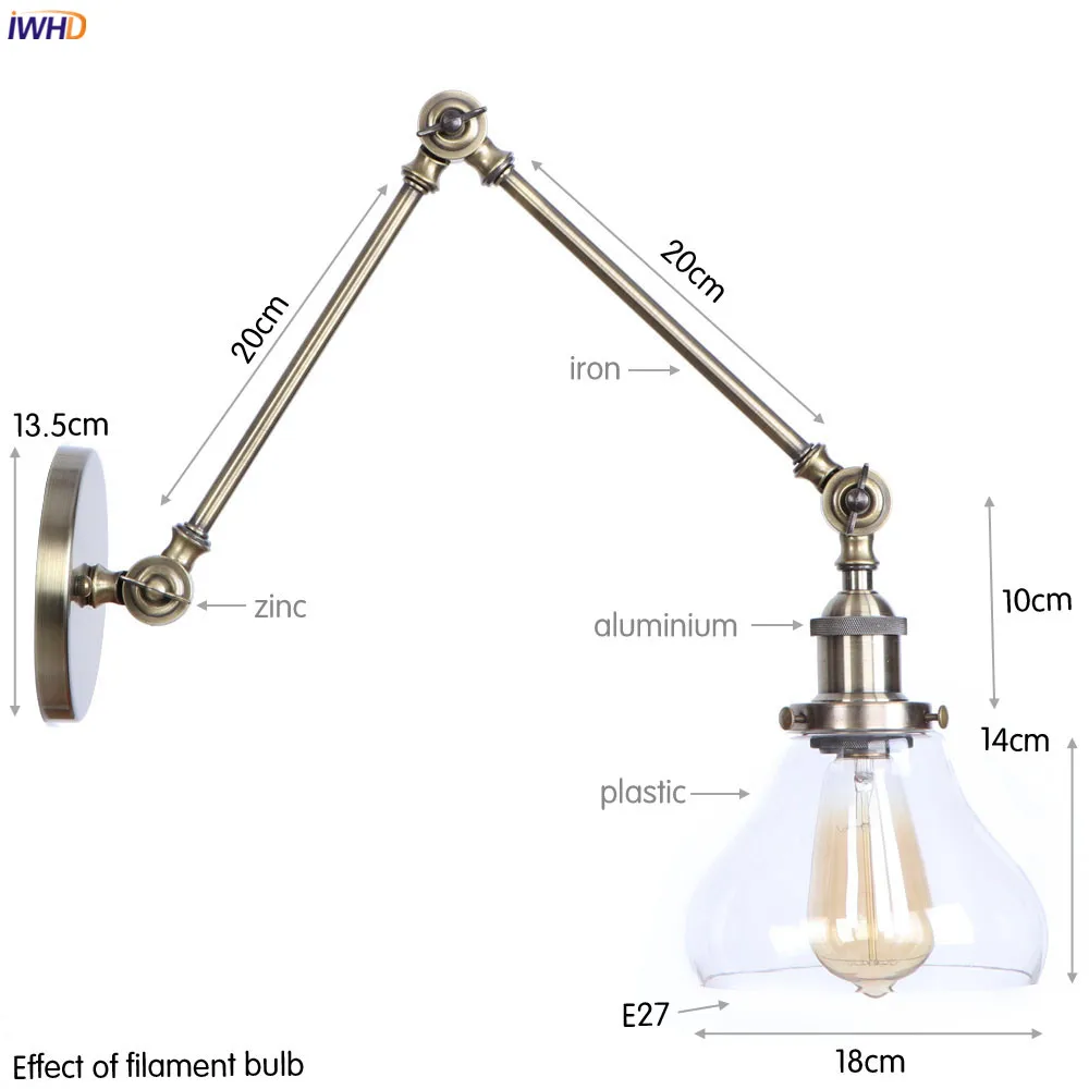 BA04L青古铜 尺寸图 钨丝 英文版