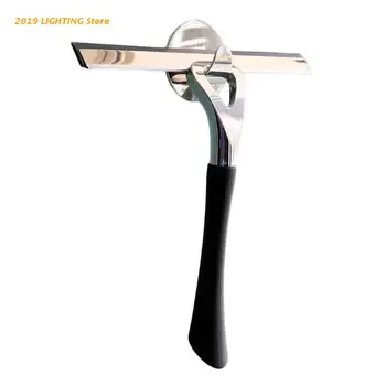 

Zinc Alloy Shower Squeegee Window Glass Wiper Scraper Cleaner Bathroom Kitchen