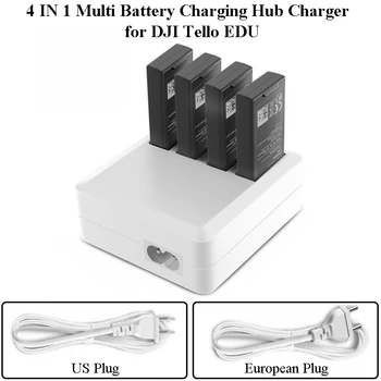 

Multi Battery Charging Hub Tello Charger for DJI Tello EDU Drone Intelligent Flight Battery Quick Charging US/EU Plug