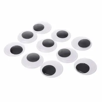 

10pcs 50mm Wiggly Wobbly Googly Eyes Self-adhesive Scrapbooking Crafts For Doll Toy 95AE