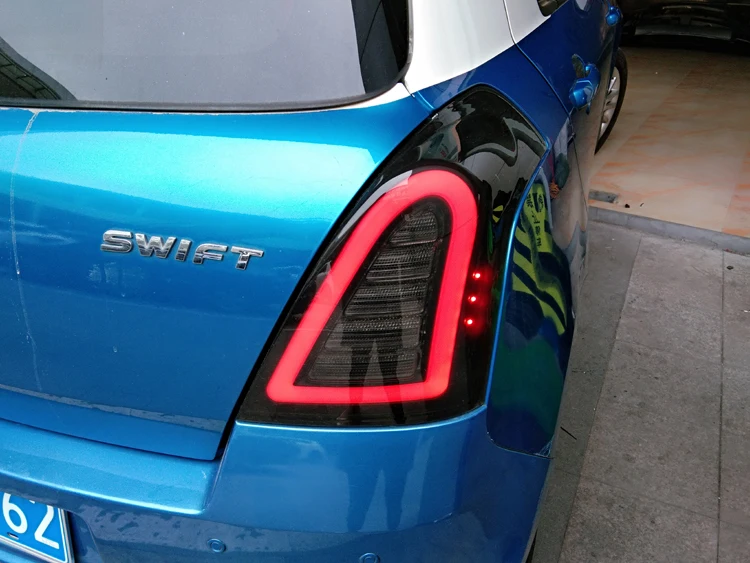 AKD автомобильный Стайлинг для Suzuki Swift задние фонари 2004- Swift светодиодный задний фонарь дневные ходовые огни тормоза Обратный Авто аксессуары