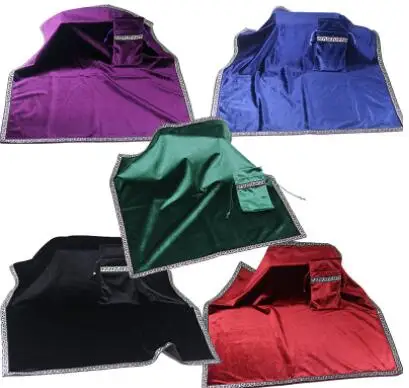 

2019 New Tarot Tablecloth With Bags High Quality Flocking Fabric Tarot Board Game Accessories Altar Tarot Ceremony tablecloth