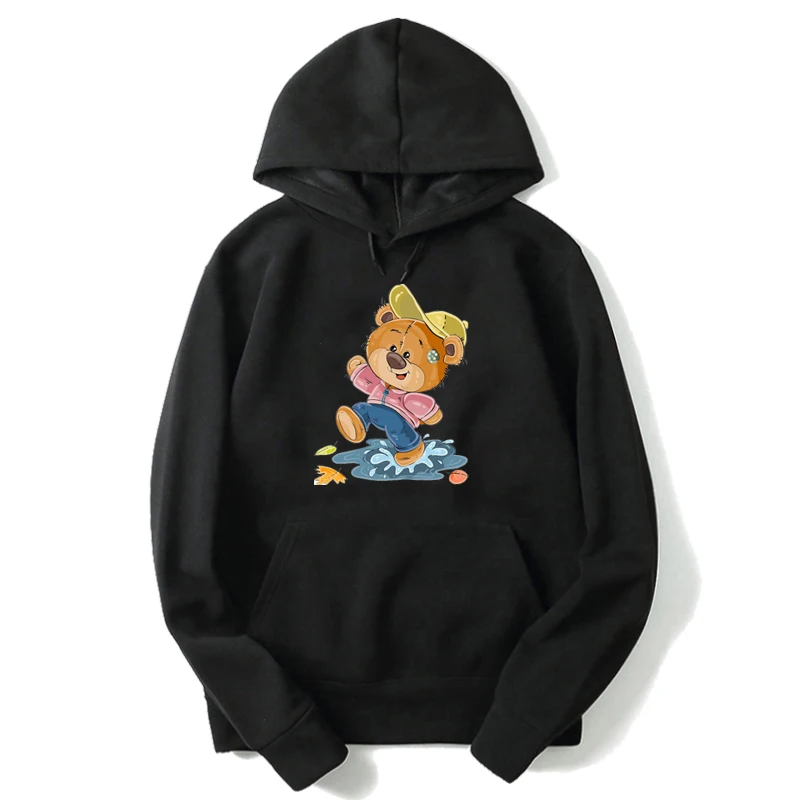 Hoodies 3 Свитер для маленьких девочек; толстовка с капюшоном с героями мультфильмов; Детские милые свитера; коллекция года; зимняя теплая одежда для девочек; детский топ с медведем на день рождения - Цвет: Hoodies 3