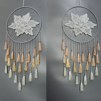 

11.8X25 inches large Dream Catcher with tassel Handmade Dreamcatcher Wall Hanging Decoration Home Garden Living Room Ornament