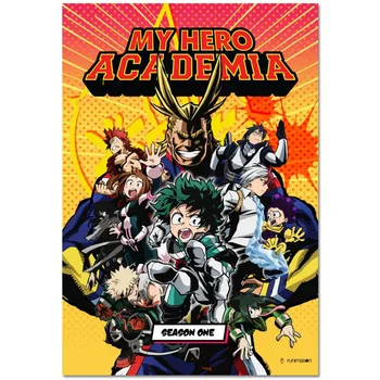 

New Arrival Custom My Hero Academia Poster Home Decoration Fashion Silk Fabric Wall Poster 27X40cm30X45cm