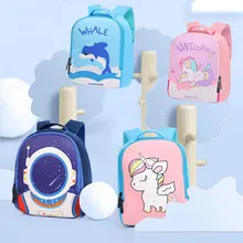 Koko кошка 3D мультфильм Единорог Дети Школьная Сумка милый детский