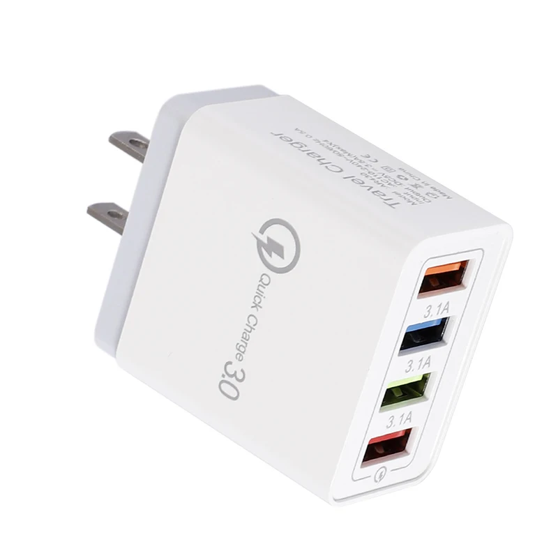 Зарядное устройство с 4 портами QC 3,0 для быстрой зарядки usb-хаб адаптеры питания SGA998