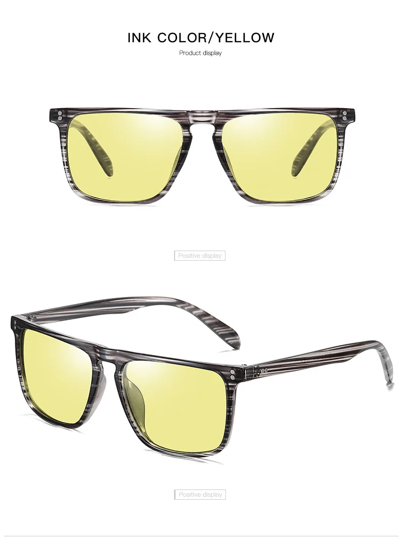 Gogeline фотохромные солнцезащитные очки для мужчин, Поляризованные, ночное видение, хамелеон, обесцвечивание, солнцезащитные очки для мужчин wo men