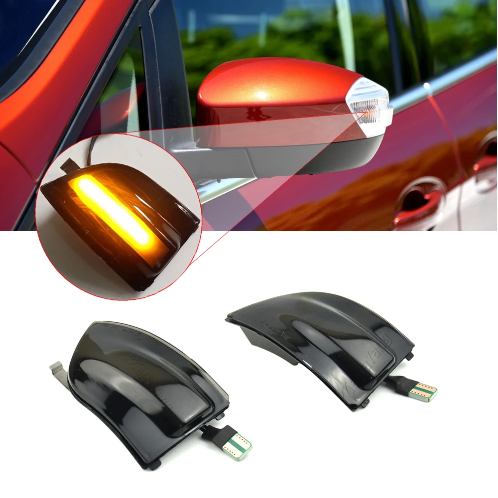 

Dynamic Turn Signal Light Car Rear View Mirror LED Indicator Sequential Blinker For Ford Focus 2 MK2 2004-2008 C-MAX 2007