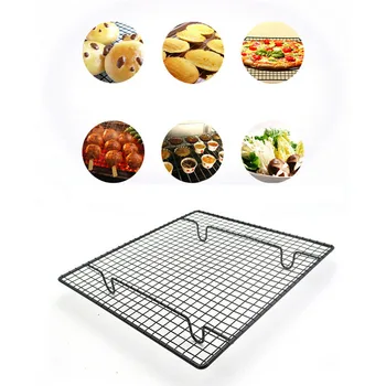 

Nonstick Metal Cake Cooling Rack Grid Net Baking Tray Cookies Biscuits Bread Drying Stand Cooler Holder Baking Tools