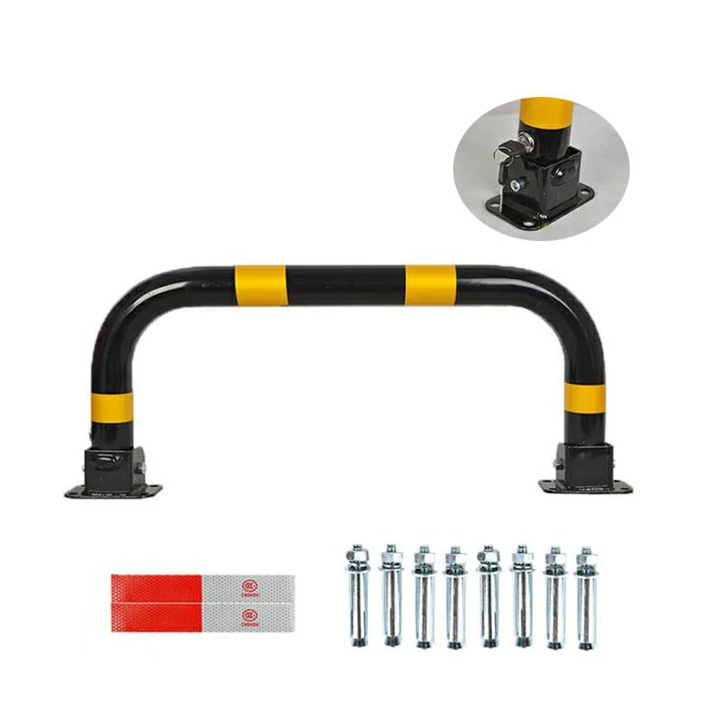 gantry-lock-removable-bollard-parking-lot-guide-barrier-yellow-black-steel-traffic-bollard-and-vehicle-detector-parking